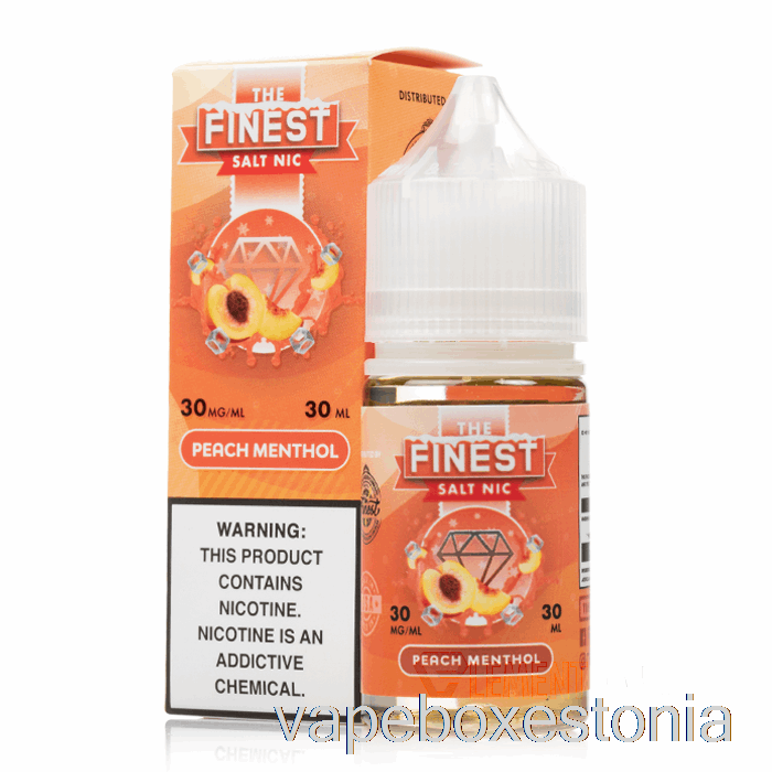 Vape Box Estonia Virsiku Mentool - Kõige Peenem Sool Nic - 30ml 30mg